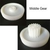 SHEAWA 3PCS Replacement Plastic Gears for Electric Meat Grinder Spare