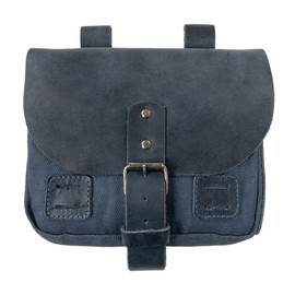 Hide & Drink, Bolsa de supervivencia de lona encerada, con trabilla para cinturón, duradera y práctica, accesorios para exteriores resistentes a la intemperie, elementos esenciales de viaje hechos a mano (negro carbón)