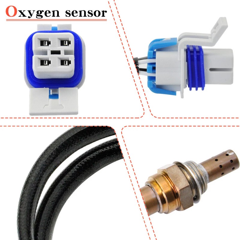CNPAPC 4PCS Upstream and Downstream O2 Oxygen Sensor For Chevy