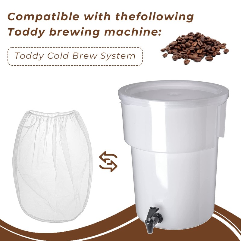 PalpitateC Replacement Toddy Filter Bag Compatible with Toddy Cold Brew
