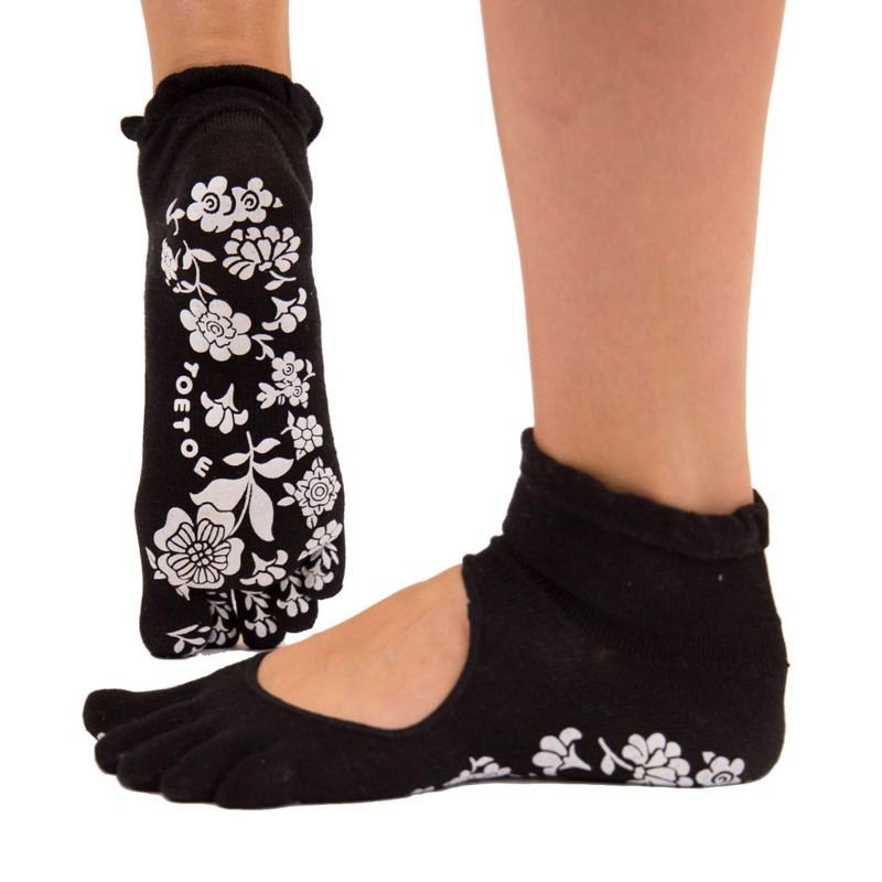 TOETOE - YOGA&PILATES - Anti-Slip Sole Serene Ankle Toe Socks
