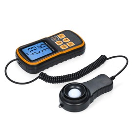 Digital Light Luxmeter Spectrometer Photometer 0~200000 Lux Split Type LCD Handheld Illuminometer Luminometer Photometer Lux/FC LM Tester Light Meter