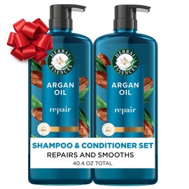 Herbal Essences Argan Oil Repair Shampoo & Conditioner Set, Moisturizes & Smoothes, Paraben-Free, Color-Safe, pH-Balanced, Citrus Scent, 20.2 Fl Oz, 2-Pack