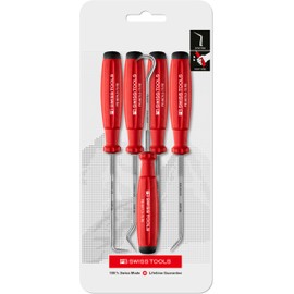PB Swiss Tools Mini Hook Pick Set PB 8684.CN | 100% Swiss Made | 5-Piece PickTool Set for Seals for O-Ring, Brake, Engine, Transmission