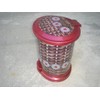 Decorative 6.5 L Oval Plastic Step Trash Can 12" Tall,