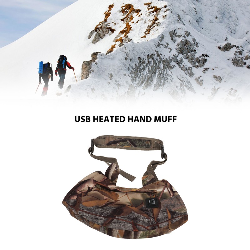 Electric Hand Warmer Pouch USB Adjustable Temperature Fast Heating Warmer