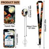 ID Badges Case with Breakaway Lanyards,Cute Badge Holder with Retractable