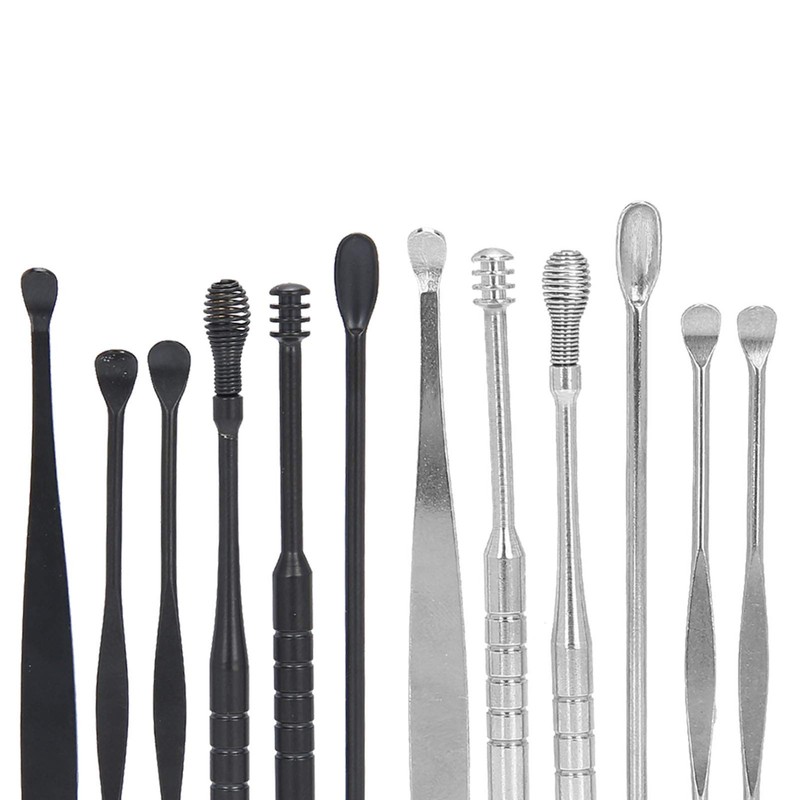 Set of 2 Earwax Remover Tool Kit, Stainless Steel Ear