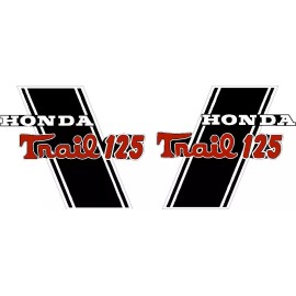 Honda  Custom Trail 125 CT70H KO Frame Decal     "Trail 125"  Icebear