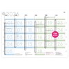 weekview Blackboard Calendar KW-Optimised DIN A4 "Colour", Board Planner with