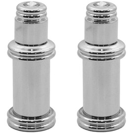 Stephanie Imports Set of 2 Vintage Refillable Perfume Bottles (Silver Rings)