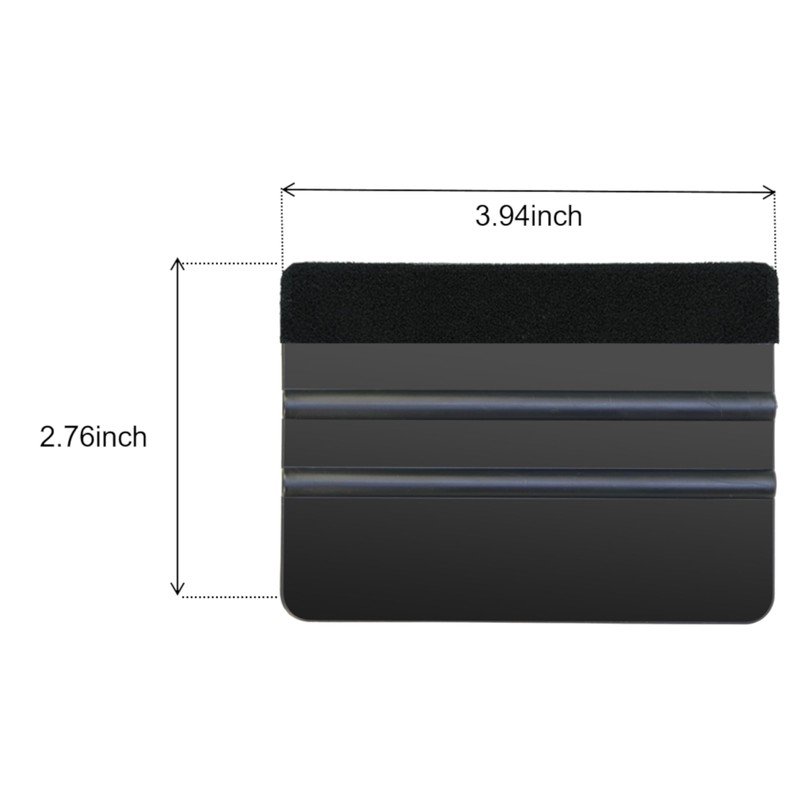 2-Pack Felt Edge Squeegee Tool for Car Vinyl Wrap, Window