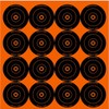 Birchwood Casey Big Burst Bull's Eye Always Flat Adhesive Back