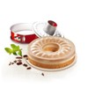 TefalJ 1642614 Delibake Savarinform mit Scharnier, 25 cm, Karbonrot