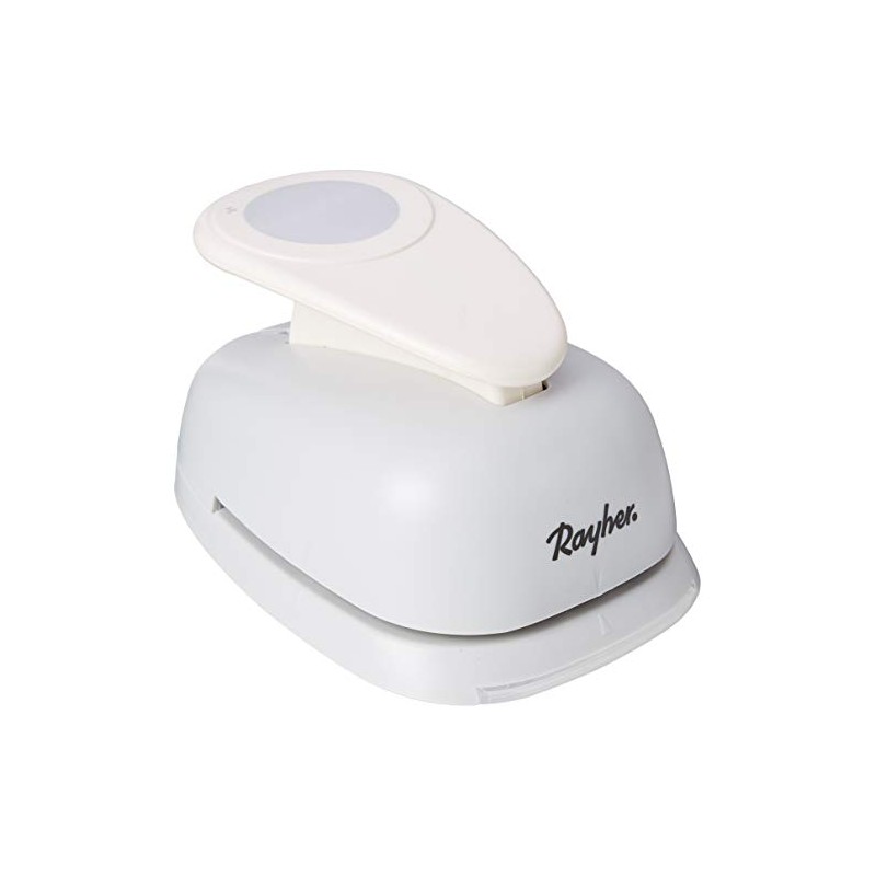 Rayher Hobby 69084000 Round/Circle Design Punch, diameter 7.60 cm -
