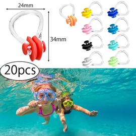 JEOPKO 20pcs Nose Clips Swimming Swimming Nose Clip Nose Clip Nose Clips Swimming Nose Clips For Swimming Nose Clips Nose Plugs Nose Plug For Swimmers Beginners