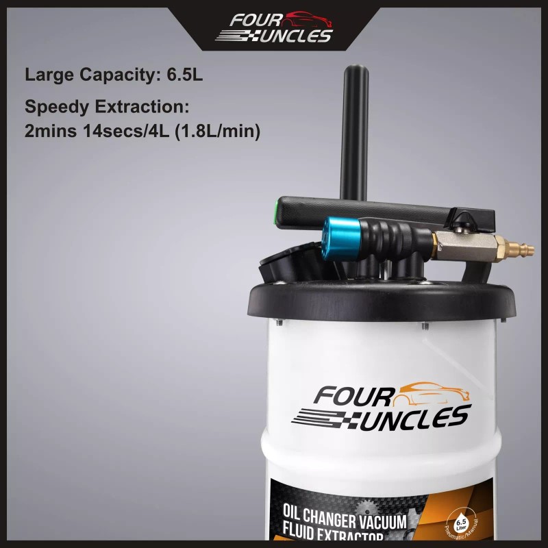 FOUR UNCLES 6.5L Oil Extractor - Pneumatic/Manu