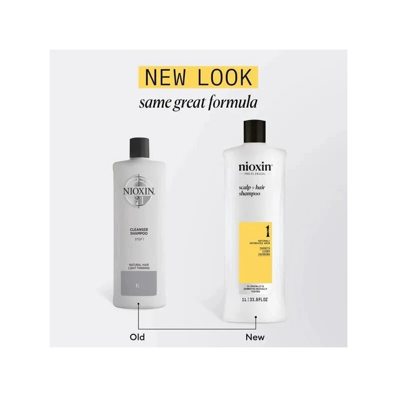 Nioxin Scalp + Hair Thickening System 1 Shampoo + Conditioner