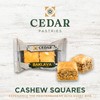 Cedar Pastries Cashew Baklava 2-Pack Squares – Mediterranean Phyllo Nut