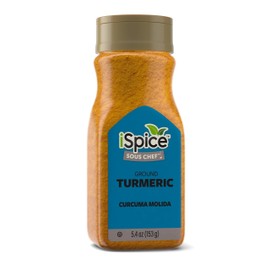 iSpice PURE PREMIUM GROUND TURMERIC | All natural| Ready to use | Non GMO | Gluten Free| KETO Friendly | 5.4 oz (153g)