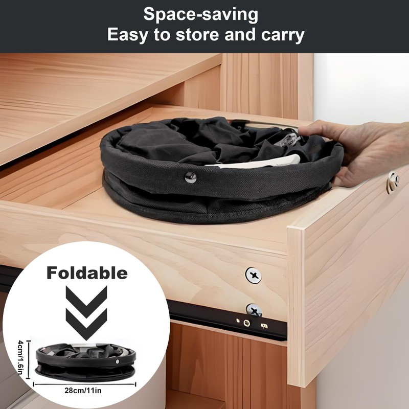 abcmilz 17L Cleaning Caddy with Handle, Cleaning Supplies Organizer, Foldable