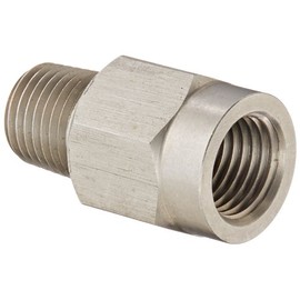 PIC Gauge SW42 1/4" NPT Male x Female 5,000 psi Range Stainless Steel Filter Type Pressure Snubber