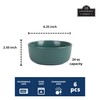 Double Line 6.25"/24 oz Cereal Bowl, Set of 6, Emerald