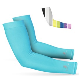 SportsTrail Cooling Arm Sleeves for Men & Women – Breathable, Moisture-Wicking, Sun Protection for Sports, Basketball, Football, Running, Golf, Cycling, Volleyball Arm Sleeves for Women, Men & Youth