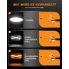 CO LIGHT 9 inch square LED headlight 12/24 V with