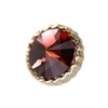 Craftisum Decorative Red Rhinestone Resin Sewing Shank Buttons 50 pcs