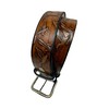 Duck Design Handmade Mens Leather Belt Western Work Casual Belt