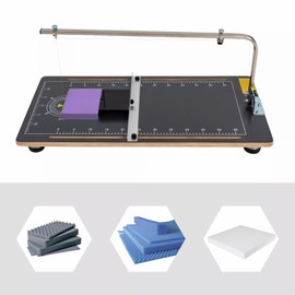 Hot Wire Foam Cutting Machine, Professional Sponge Cutter Tool, Hot Wire Cutter Kit for Precision Foam KT Board Plastic Cutting, Stepless Temperature Control, Easy Installation