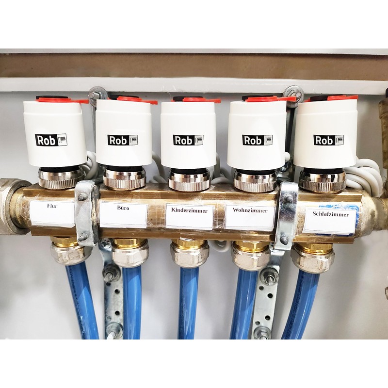 ROB - Thermoelectric Actuator for Underfloor Heating Thermal Actuator M30X1.5