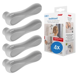 reer HandleGuard Door Handle Protector Door Handle Buffer Door Stopper Anti Shock Injury Door Handles Value Pack of 4
