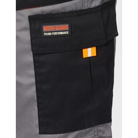 Result Ergebnis Bremsleuchte, Blinkerbirne X Work-Guard Lite Shorts 3XL Grau/Schwarz/Orange