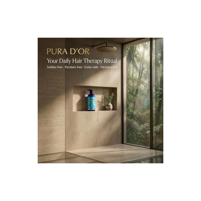 Pura Dor Hair Loss Prevention Therapy Premium Organic Argan Oil