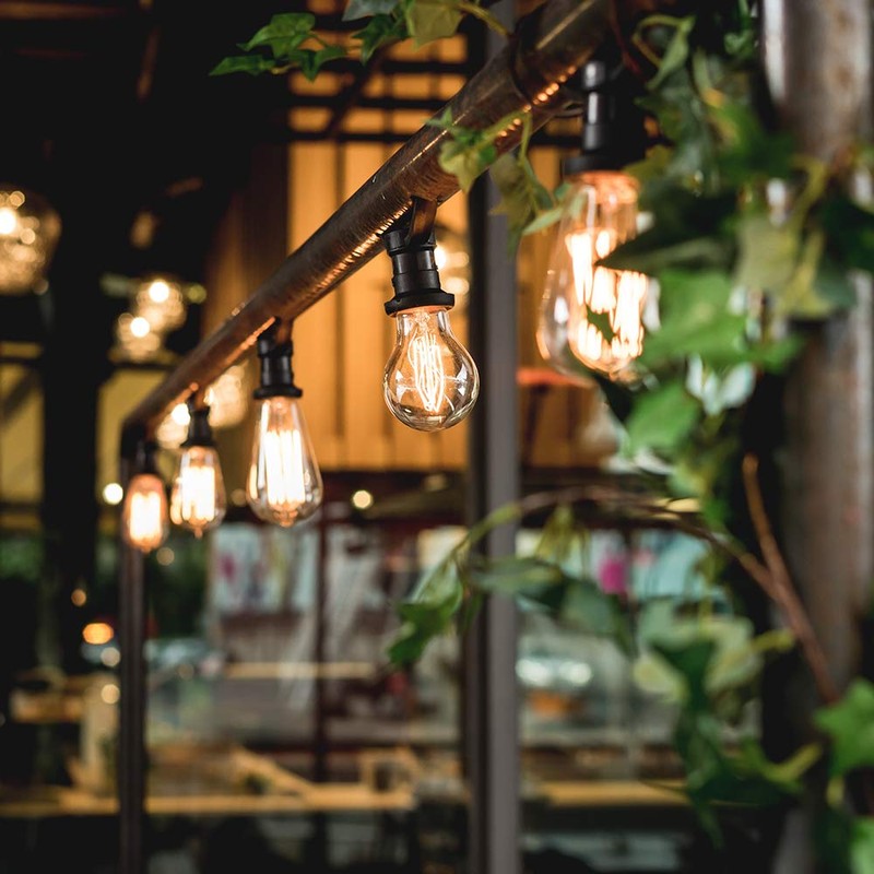 New Lights Vintage LED Edison Bulb, ST19 6W Dimmable LED