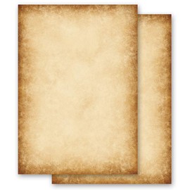 Antique & History Rustic Letter Paper DIN A5 Format 50 Sheets Paper-Media