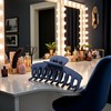 Navy Blue Frosted Claw Hair Clips for Women's Thick Hair,