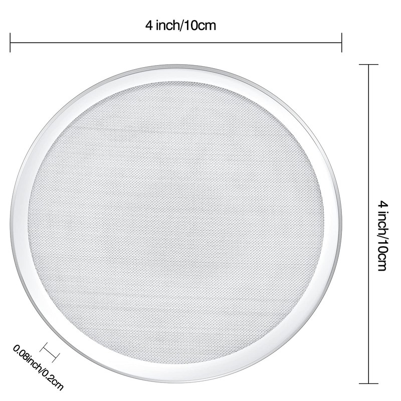 8 Pieces Stainless Steel Drink Covers Wine Glass Cover Mesh