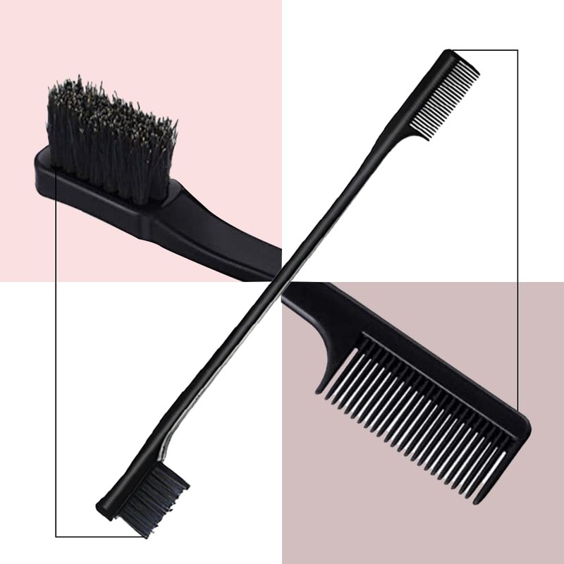 Hair Edge Brush, Pack of 2 Hair Edge Brush, Double-Sided