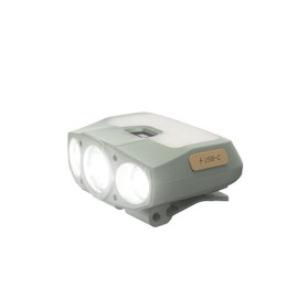 Claymore Capon 200H (Mint Gray) - Rechargeable Clip-On Cap Light, 1000 Lumens, Adjustable 180° Angle, Waterproof. Lasting Battery for Camping, Hiking, Fishing, Running.