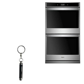 BoxWave Stylus Pen Compatible with Whirlpool 30" Built-in Double Electric Convection Wall Oven - Stainless Steel - Bullet Capacitive Stylus, Mini Stylus Pen with Keyring Loop - Jet Black