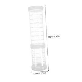 BESPORTBLE DIY Hamster Tube Kit Transparent External Tunnel for Rats Mice Small Animals Easy Clean Plastic Pipe Expands Cage Activity Space with Visibility for Healthy Pet Play