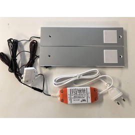 Acce LED Under-Unit Light, Kitchen Furniture Light, Warm White Including Converter, One Spotlight with Switch, Energy Efficiency Class A++