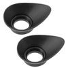 VGOL 2Pcs Oval Shape Eyepieces Replacement Compatible with D850 D810A