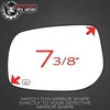 Driver Side Mirror Glass For 2009-2013 Toyota Corolla and 2009-2013
