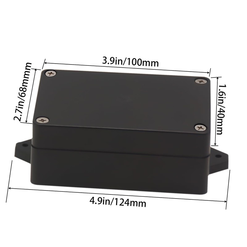 Zulkit Junction Box ABS Plastic Dustproof Waterproof IP65 Universal Electrical