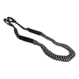 Pactrade Marine Bungee 2 Pieces Dock Line Mooring Rope 3ft EVA Foam Floats (Black & White)