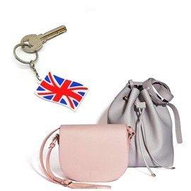 VNEWSCHI UK Flag Key Chain PVC Keyring Charms National Flag Key Chain Kids Toy Pendant Keychain Car Keyring Key Holder Keys Accessories Jewelry